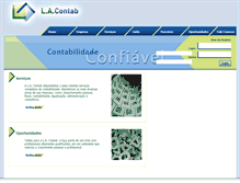 Tablet Screenshot of lacontab.com.br